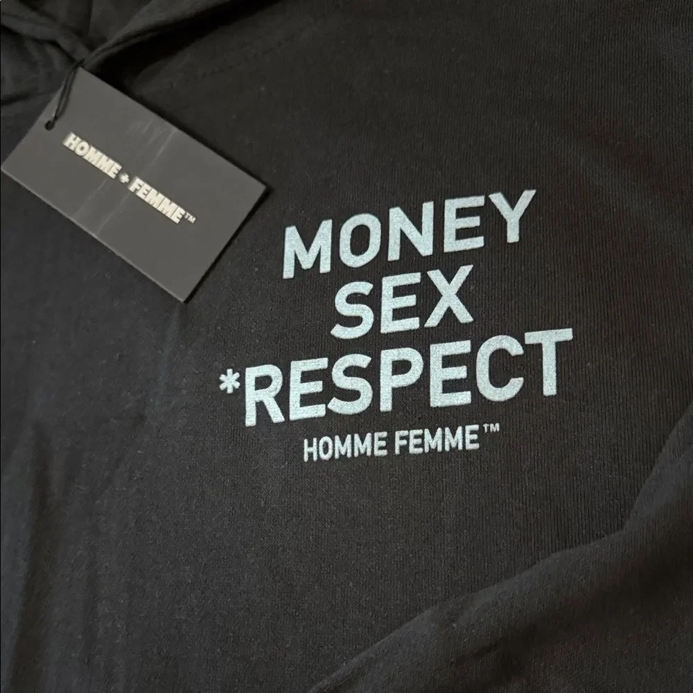 Homme Femme Money Sex Respect Hoddie